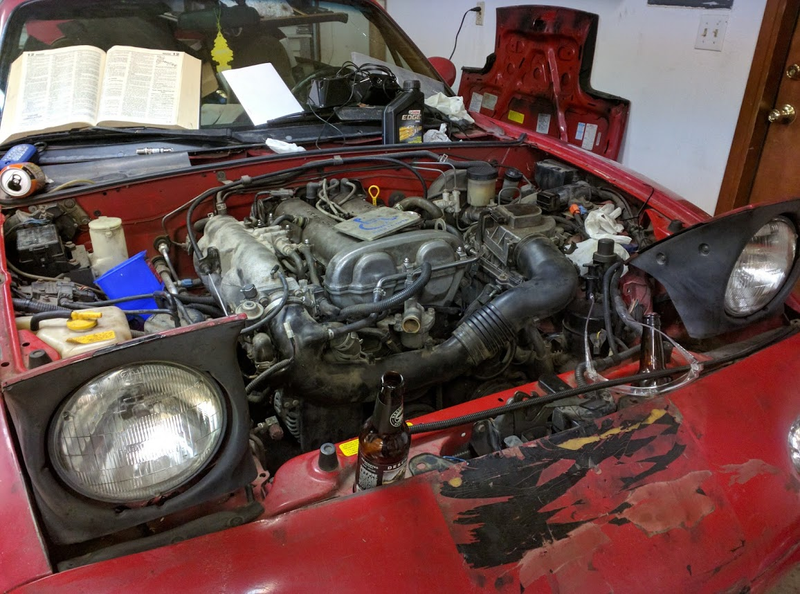 Illustration for article titled $200 Miata: Part 4, It lives again.